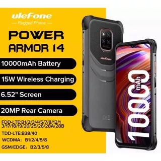 Ulefone Power Armor 14 Rugged 10000MAh Android 11 2.4G/5G WLAN 6.52 Global Version NFC