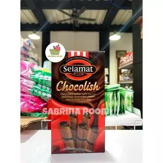 Selamat Chocolish Chocolate Wafer Rolls 40 Gram