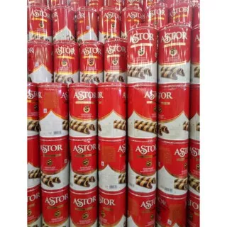 Astor Chocolate Wafer Stick Kemasan Kaleng 330gr