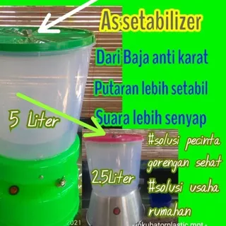 spinner peniris minyak kap 5 Liter