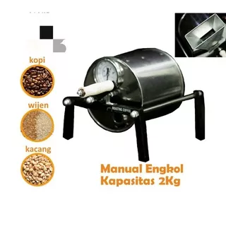 #COFFEE #ROASTER #MANUAL #MACHINE #2KG #MESIN #SANGRAI #KOPI #MANUAL #MENGGUNAKAN #ENGKOL #TANGAN #DILENGKAPI #FUNNEL #PART #TEMPERATUR #SUHU #SAMPAI #300?C #BAHAN #STAINLESS #STEEL #FOOD #GRADE #PENGIRIMAN #CEPAT #KOTA #MALANG #JAWA #TIMUR #INDONESIA