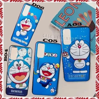 Softcase Doraemon Oppo A15 A15s A16 A16s A31 A5 2020 A9 2020 A3S A53 2020 A33 A54 4G A57 A71 Neo 7 Realme 5 5 5s Case DORAEMON Casing TPU Pelindung Hanphone Hp Dora Emon Biru Blue Fuze Glass Silicon