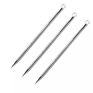 1pcs Silver Blackhead Comedone Acne Blemish Extractor Remover Cosmetic Tool Stainless Needles Remove Tool