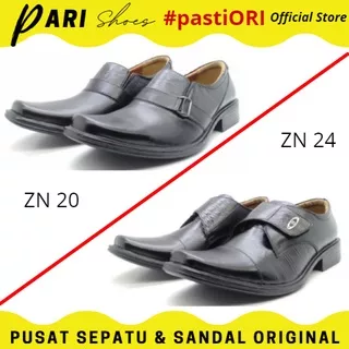 Sepatu Kerja Pria Kulit Asli Tanpa Tali Ori Pantofel Hitam Pria Pantopel Formal Big Size Boots Tinggi Karet Branded Ukuran 39 40 41 42 43 Casual Slip On Keren Kekinian Termurah Murah Terbaru Original Cowok Laki Laki Laki2 COD Gratis Ongkir Import Korea