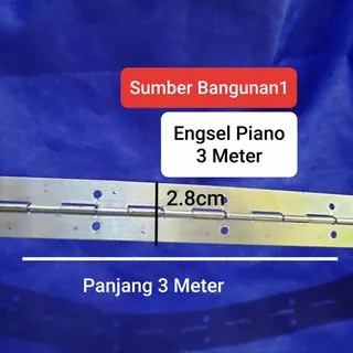 Engsel piano 3 meter engsel panjang meteran plat besi lemari