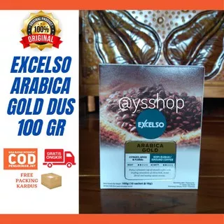 Kopi Excelso Arabica Gold Bubuk Dus 100 gram