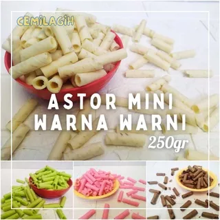 WAFER STICK ASTOR MINI WARNA WARNI 250gram