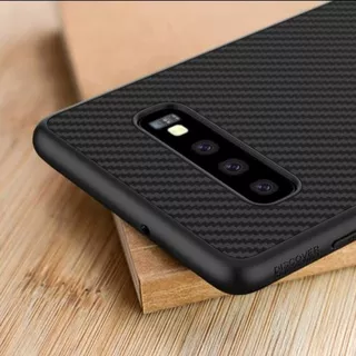 Samsung S8 / S8 Plus / S9 / S9 Plus / S10 / S10 Plus Case SuperThin Full Carbon Slim Soft Case Black