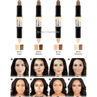 Wonder Stick NYX Face Contour Highligh Cream Stick