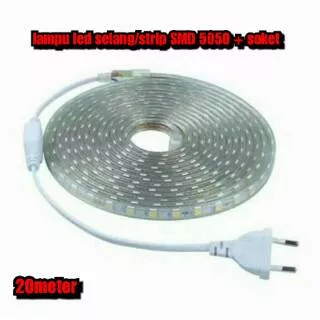 Lampu led strip selang SMD 5050 20meter outdoor