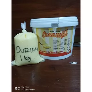 selai roti selai durian selai duren selai goldenfil 1kg (kemasan repack 1kg) goldenfil CREAMFIL