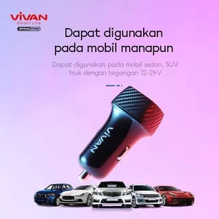 Car Charger Colokan Mobil /Port Charger USB Mobil Cepat / Dual USB Car Charger with LED Display Fast Charging 2.1A Qualcom Dual USB Charging / Adaptor Casan