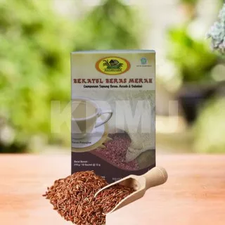 TEPUNG BEKATUL BERAS MERAH  NATUREFARM 18 SACHET