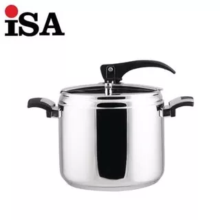 Panci Presto tanpa karet 10L nonnina 10Liter by ISA pressure cooker Stainless Steel