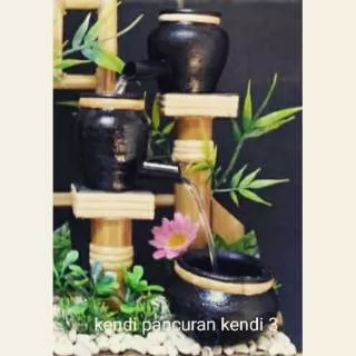 Kendi kendi  untuk  Air mancur bambu kendi 3