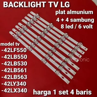 backlight tv led LG 42in 42LB550A 42LF550A led backlight tv LG 42 in 6V 8K  led backlight  42LF 42LB