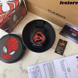 JAM TANGAN CASIO G-SHOCK SPIDERMAN / GSHOCK SPIDER MAN