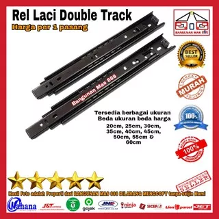 REL LACI 45 cm DOUBLE TRACK SOLIGEN ORIGINAL - REL LACI HITAM - REL LACI SOLIGEN - REL LACI PELOR