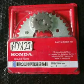 GEAR SET HONDA  (KWB-KWW) REVO ABSOLUTE/BLADE LAMA/REVO INJEKTION/BLADE NEW/REVO FIT