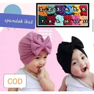 Turban Anak Bayi Pita Polos 0-2 th