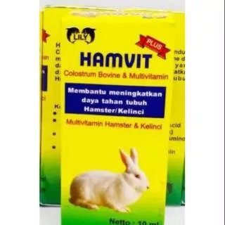 HAMVIT VITAMIN KELINCI HAMSTER MARMOUT 10ML