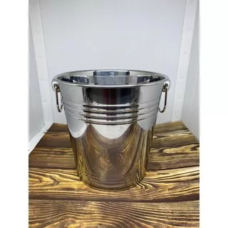 wine bucket 5.5L wadah es batu / champagne / ice pail stainless steel tebal