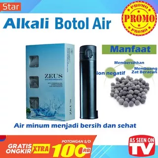 Alkali Botol Minum Medis dari Zeus - Menambah nilai sehat pada air minum