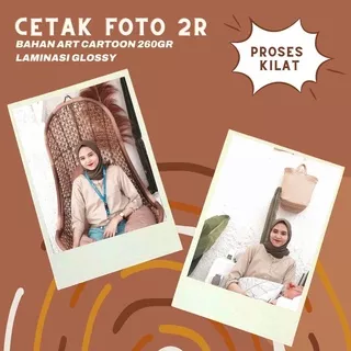 CETAK FOTO POLAROID 2 R / CETAK FOTO 2R  / LAMINASI GLOSSY