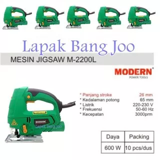 Mesin Gergaji Listrik / Mesin Jigsaw Laser / Gergaji Elektrik  Modern M-2200l With Laser Liner