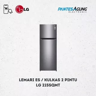 LEMARI ES LG 215SQMT INVERTER / KULKAS 2 PINTU LG INVERTER khusus bdg