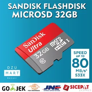 Sandisk Ultra Microsd 32GB 80MBps Original | micro sd 32 GB 80 MBps