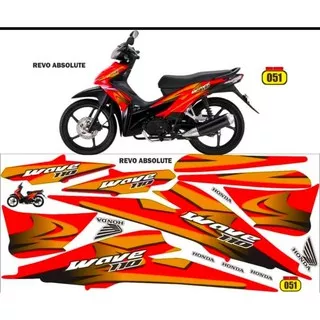 striping motor honda revo absolut /decal revo absolut / is