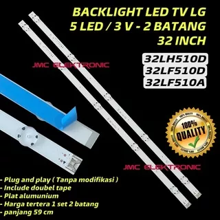 BACKLIGHT TV LED LG 32 INC 32LH510 32LF510 32LH510D 32LF510D 32LF510A LAMPU BL 5 KANCING 3 VOLT