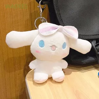 WADEES Gift Plush Rabbit Dog keychain Mini Bag Pendants Plush Toy Key Chain Pink Blue Plush Rabbit Dog Cute Big Ears Dog Japanese Cartoon Girl Key Ring/Multicolor