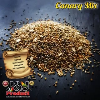 J&J Premium Seed Canary Mix (CM) 10kg kenari yorkshire