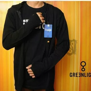 jaket rajut ariel hitam greenlight / sweater rajut