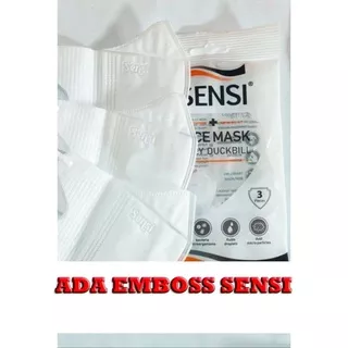 [COD]MASKER SENSI DUCKBILL ISI 3PCS/MASKER MEDIS/MASKER DUCKBILL ORI