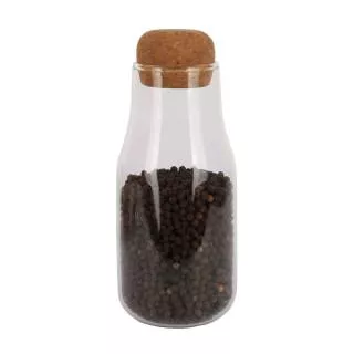 Spice jar canister cork bottle 300cc botol repah kopi bumbu tutup gabus 16cm blanco bukan ikea