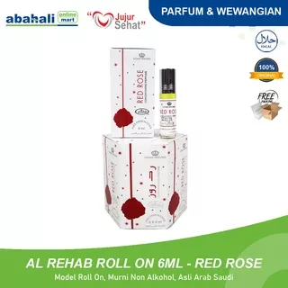 Parfum Al Rehab Red Rose Tanpa Alkohol Roll On 6ml Aroma Semerbak Feminim Mawar Untuk Wanita