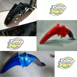 SLEBOR SPAKBOR DEPAN YAMAHA ALFA BAHAN TEBAL HITAM MERAH BIRU CAT BAGUS DAN RAPI