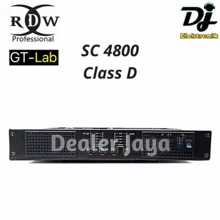Power Amplifier GT Lab RDW SC 4800 / SC4800 - 4 channel