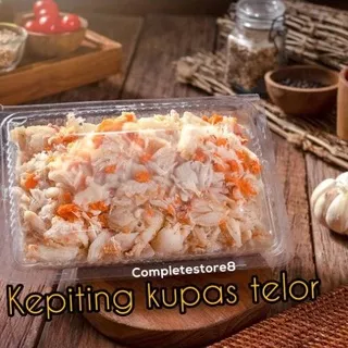 Daging Kepiting  kupas /kepiting telor frozen 500gram