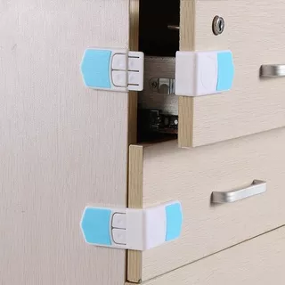 1pc Plastic Baby Safety Drawer Corner Lock For Door ?Cabinet ?Boxes