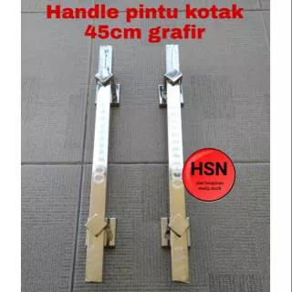 HANDLE PINTU KOTAK 45CM SP GRAFIR - PULL HANDLE KUNCI PINTU RUMAH GAGANG PINTU