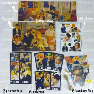 PAKET BUCIN EXO PARALLEL UNIVERSE DON`T FIGHT MY FEELINGS FANKIT