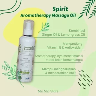 MASSAGE OIL AROMATHERAPY / MinyakUrut Aromaterapi / Pijat Urut Pelangsing - SPIRIT