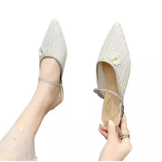 FlatShoes Brukat Bunga Bordir ND 05