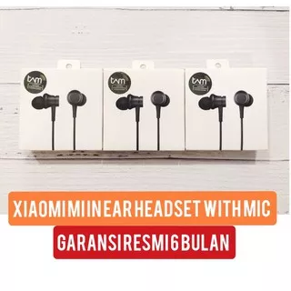 Headset xiaomi original by Xiaomi Garansi resmi 6 bulan xiaomi mi in ear