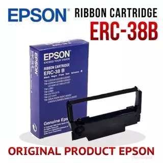 EPSON ERC-38 B / ERC-38B / ERC 38  ERC38 BLACK ORI PITA PRINTER RIBBON CARTRIDGE TM U220 / TM-U220