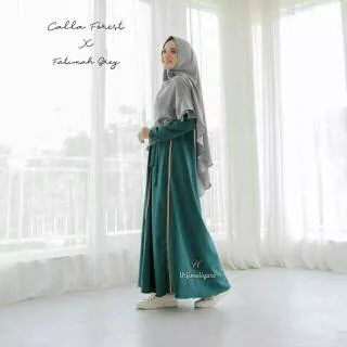 Gamis syar`i flowy Best Seller Calla Batch II original by Urfimutiyaro